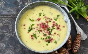 Cremige Topinambur Suppe In 2021 Topinambur Rezept Topinambur Rezepte