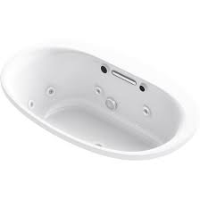 Cleaning instructions listed pertain only to their. Kohler Underscore Oval 60 X 36 Heated Bubblemassage Air Bath With Whirlpool Center Drain Wayfair