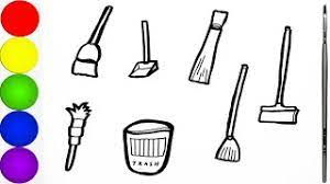 Semarak anak anak pengungsi ikut lomba mewarnai hidayatullah com. Cara Menggambar Dan Mewarnai Set Alat Kebersihan Lengkap Untuk Anak Drawing Cleaning Tools For Kid Youtube