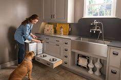 Even if you don't have a separate pantry, you can incorporate these organization ideas into your kitchen. 24 Pets In The Kitchen Ideas Pets Dog Feeding Station Pet Feeding Station