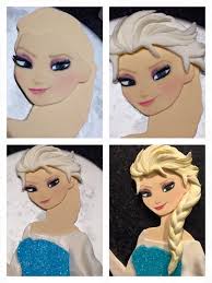 Tutorial On Creating A 2d Elsa From Frozen Frozen Cake Elsa Cake Frozen Elsa Cakes