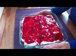 waffelkuchen mit roter grutze no baked cake youtube waffelkuchen kuchen backen mit nutella