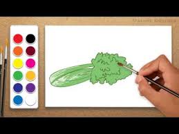 How To Draw A Celery Step By Step Massive Kidszone Youtube This post is part of a series called how to learn to draw. how to draw a celery step by step massive kidszone