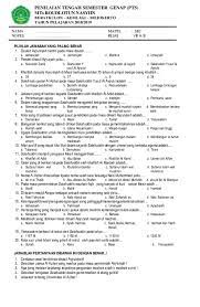 Soal uts pts pai kelas 10 semester 2 (genap) kurikulum 2013 dan kunci jawaban. Contoh Soal Ski Kelas 11 Semester 2 Dan Kunci Jawaban Revisi 2021 Download File Guru