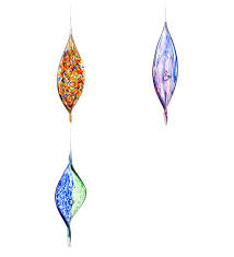 Find the best metal outdoor wall art for your home in 2021 with the carefully curated selection available to shop at houzz. Hanging Art Glass Swirl Outdoor Decor 3 Asst Wind And Weather