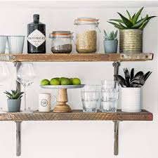 Made of solid wood with metal brackets, it's both handsome and functional. Kitchen Shelving Ideas To Boost Storage 17 Shelving Ideas For The Kitchen