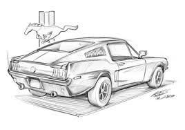 Robert Laszlo Kiss S Instagram Post Sketched A Quick Mustang Today Draw Drawing Doodle Sketch Idske Mustang Drawing Mustang Car Design Sketch