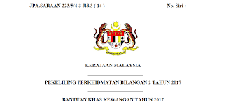 Check spelling or type a new query. Pp Bil 02 2017 Pekeliling Bantuan Khas Kewangan 2017 Pekeliling Terbaru Kerajaan