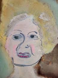 STERLING STRAUSER Portrait of a Woman 1987 Oil Painting