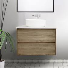 Inspirational narrow depth bathroom vanities. 750mm Timber Look Wall Hung Bathroom Vanity Cabinet Melbourne