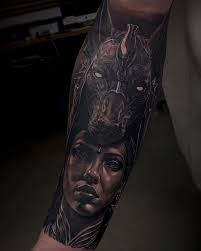 Check out this sick Anubis forearm piece 🙌🖤 // Done by @ben.addison.tattoo  • • • • #anubis #anubistattoo #forearmtattoo #blackandgreytattoo  #blackandgreyrealism #blackandgreyrealismtattoo #realism #realismart  #realismtattoo #tattoo #ink ...