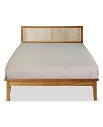 Achieve a rustic and stylish bedroom design with this constantino teak bed frame. Constantino Teak Bed Frame Rattan Queen Shop Furniture Online In Singapore
