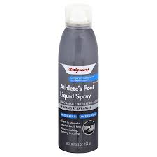 Walgreens Medicated Antifungal Athlete S Foot Liquid Spray Miconazole Nitrate 2 Walgreens
