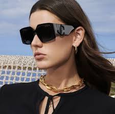 Ariana, Black Square Frame Sunglasses