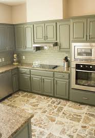 Gorgeous Sage Green Cabinets And Light Brown Granite In 2020 Green Kitchen Cabinets Kitchen Cabinet Design Kitchen Renovation