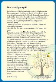 Der Trotzige Apfel Elkes Kindergeschichten Geschichten Fur Kinder Geschichten Fur Senioren Kindergeschichten
