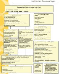 Postpartum Hemorrhage Flow Chart Postpartum Nursing