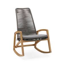 Ab 349,00 € blumfeldt santorini. Holz Schaukelstuhl Calyptra Mit Geflecht