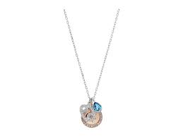 You're a pleasure to be around. Swarovski Zodiac Pendant Cancer Necklace Aqua Necklace In Metallic Lyst