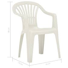 Jardin cuba plastic stackable garden chairs x 3 jardin cuba plastic stackable garden chairs. Stackable Garden Chairs 45 Pcs Plastic White