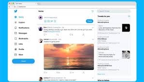Image Placeholder: Figure 3.3.2 - Twitter’s web-based interface dashboard