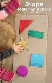 However it is not simple to make.board the board is approximately 12 x 16. Simple Diy Shape Puzzle For Babies And Toddlers Laughing Kids Learn