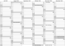 Wie jedes jahr bieten wir ihnen an dieser stelle an, unsere ferienkalender 2021 zum ausdrucken mit ferien, kostenlos herunterzuladen. Kalender 2021 Mit Kalenderwochen Und Feiertagen In Deutschland Online Wochenkalender Mit Kw Kostenlos Jahreskalender Wochen Download Pdf A4 Drucken