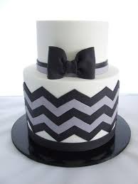 Black And White Bow Tie Cake Chevron Bowtie Cakesdecor Birthday Cakes For Men Bow Tie Cake Chevron Cakes
