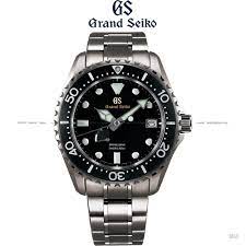 This limited edition of 140 units was available in hong kong, singapore, malaysia, brunei, and macau. Seiko Sbga231 Men S Grand Seiko Spring Drive Diver Titanium Black Original Shopee Malaysia