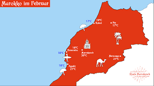 Alle städte des landes übersichtlich aufgelistet, mit angabe zur lage, größe, einwohnerzahl der stadt, und karten. Marokko Im Februar Wetter Temperaturen Und Reiseinfos Fur Den Urlaub