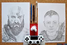 Infinity war tutorial series was. Kratos And Atreus Pencil Drawing Album On Imgur