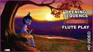 Little Krishna Opening Sequence Flute Youtube
