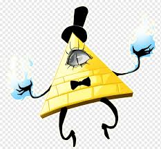 Bill cipher is a dream demon character who acts as a major antagonist in disney series gravity falls. Bill Cipher Drawing Fan Art Bill Bill Cipher Animation Yellow Png Pngwing