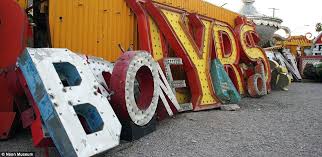 Welcome To The Boneyard The Museum Of Broken Down Neon That Tells The History Of Las Vegas Vintage Neon Signs Neon Signs Neon Museum