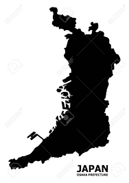 Navigate japan map, japan country map, satellite images of japan, japan largest cities map, political map of japan, driving directions and traffic maps. Vector Map Of Osaka Prefecture With Title Map Of Osaka Prefecture Royalty Free Cliparts Vectors And Stock Illustration Image 120432917