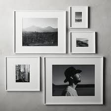 Gallery White 8x10 Picture Frame Reviews Cb2 Picture Frame Decor Picture Gallery Wall Picture Frame Wall