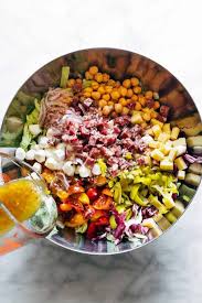The La Chop Pinch Of Yum Recipe In 2020 Rainbow Salad Vinaigrette Recipes Recipes