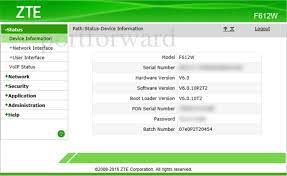 The majority of zte routers have a default username of admin, a default password of admin, and the default ip address of 192.168.1. Forwarding Ports In A Zte F612w Router