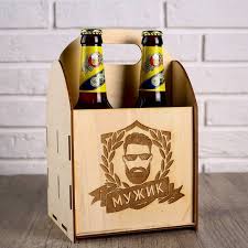 Download Laser Cut 4 Beer Bottle Box Wooden Beer Caddy Carrier Free Vector Cdr Download 3axis Co