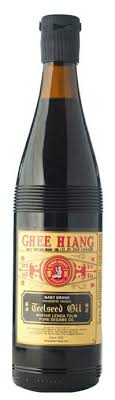 In malaysia, sesame oil chicken or pork is often served to new mothers, during the confinement month after childbirth. Malaysian Ghee Hiang 100 Pure Sesame Oil From Penang Malaysia Soy Sauce Bottle Pure Products Oils