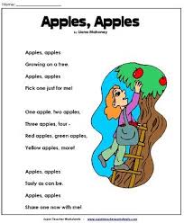 Autumn Worksheets Poetry For Kids Christmas Color By Number Color Activities