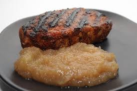Vanilla Brined Pork Chops With Honeycrisp Applesauce For Appleweek Bear Bug Eats Pork Chops And Applesauce Pork Chops Pork