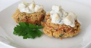 Cookbook Of The Month Recipe Spicy Salmon And Corn Cakes With Mango Tartar Sauce Recette Appetit