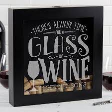 The shadow box can hold about 100 corks and the glass front is exquisitely laser etched with any one of our stunning designs or a custom one. Personalized Wine Cork Shadow Box There S Always Time For Wine