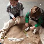 Pretend You're A Paleontologist! Sensory Play