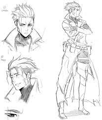 Ome Ink Sketching Concept Art For One Of The Characters In Project Divider Keifer Trying To Work On Doi Anime Character Design Character Concept Character Art