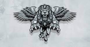 Winged Lion On Behance Lion Tattoo Lion Tattoo Design Mens Lion Tattoo