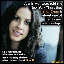 19 Songs You Didn't Realize Have Weird Hidden Meanings -->  https://bit.ly/3YVYO2y Nice that she could write a song about it but yuck.