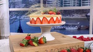 The classic victoria sponge cake is always a winner. James Martin S Cheat S Strawberry Gateau This Morning