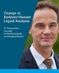 I am excited to join the Endress+Hauser Group